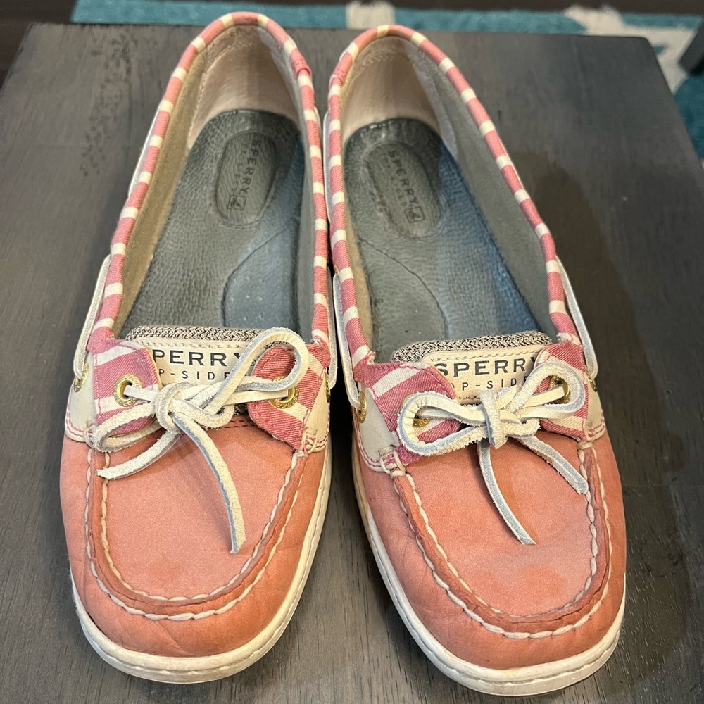 Sperry Top-Sider Women's Angelfish Bretton Slip-On Loafer Pink Size 7
